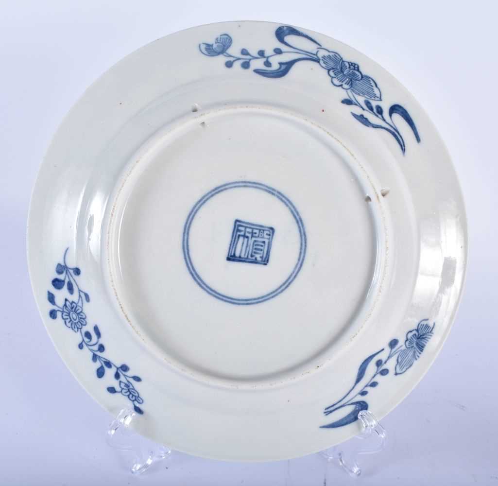 A 19TH CENTURY CHINESE BLUE AND WHITE PORCELAIN JAR bearing Kangxi marks to base, together with a - Image 3 of 27