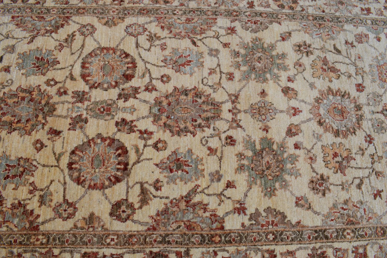 An Afghan Usak long rug 360 x 119 cm - Image 11 of 12