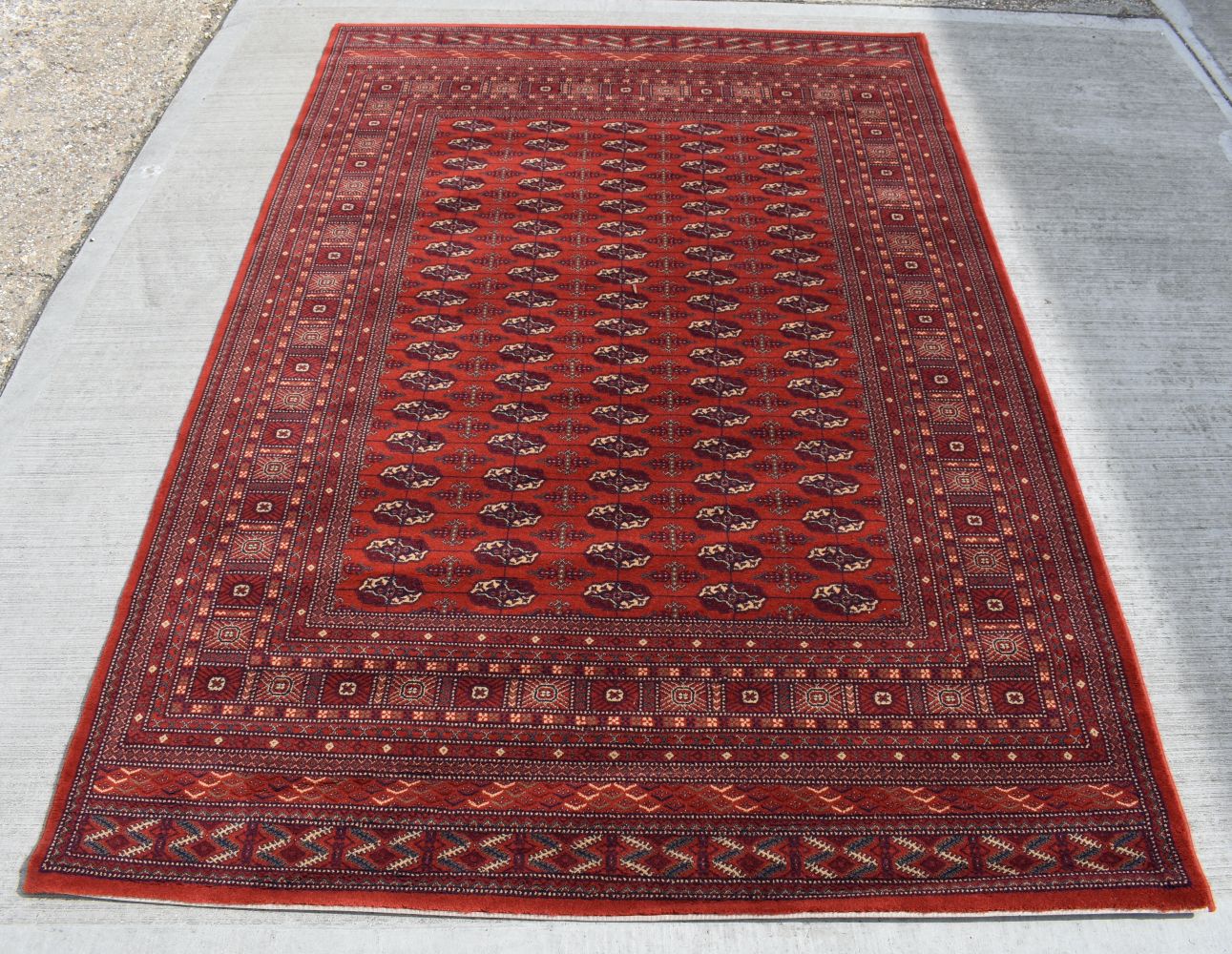 A Turkish Kirman rug 297 x 201 cm