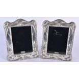 A Pair of Silver Photo Frames. Hallmarked London 2022 and 2023. 20 cm x 16cm (2)