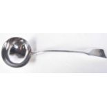 A Victorian Silver Ladle by James Thomas. Hallmarked London 1825. 31.5 cm x 10cm, weight 232g