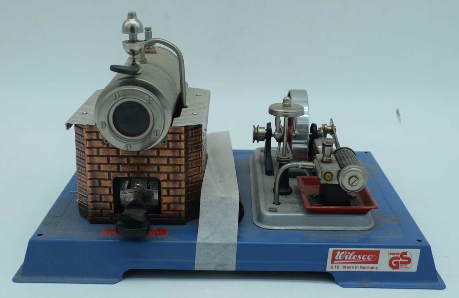 A German Wilesco D10 model steam engine 15 x 26 x 20 cm. - Image 3 of 10