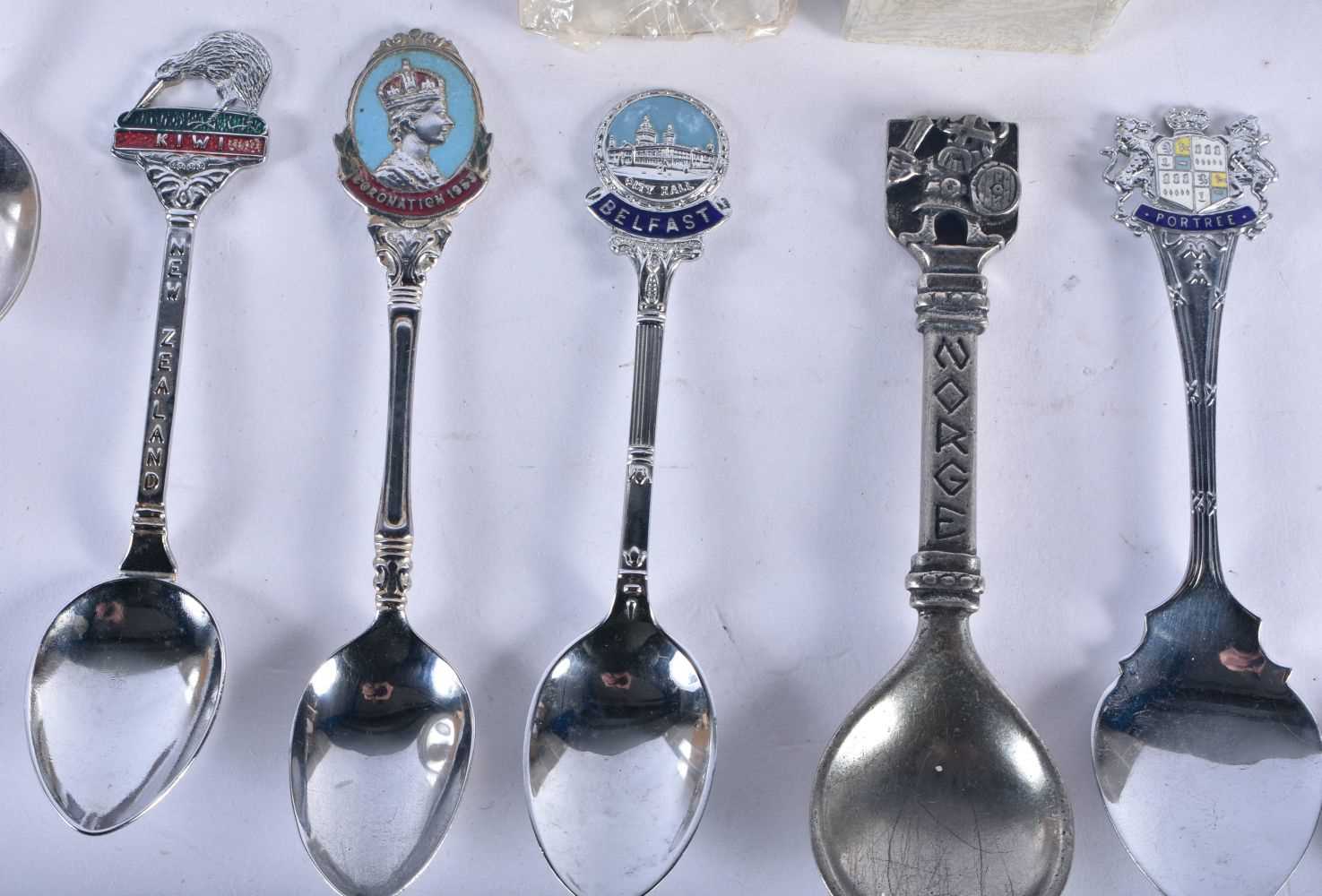 Sixteen Souvenir Tea Spoons. (16) - Image 4 of 5