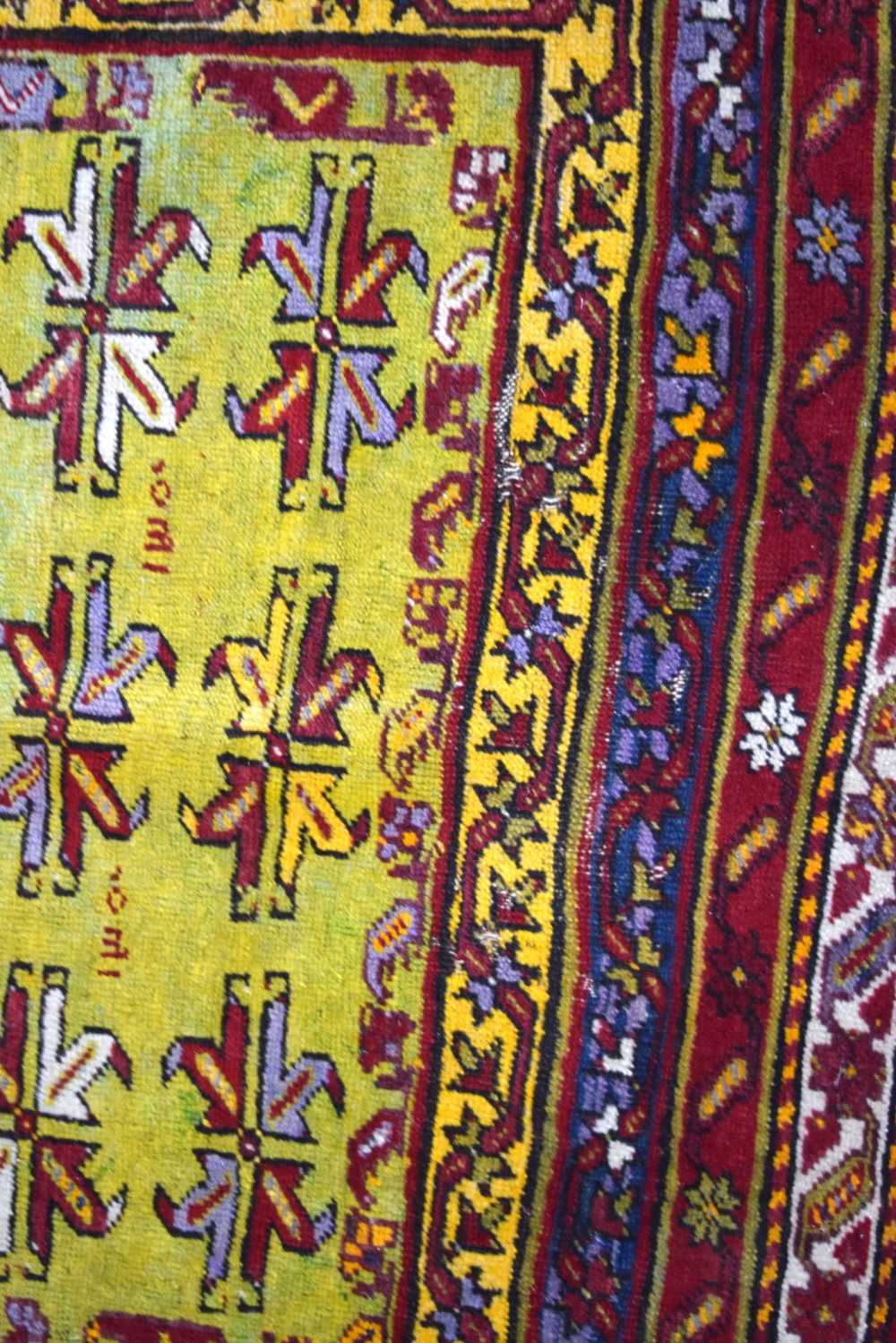 An Anatolian prayer rug 230 x 142 cm. - Image 5 of 20