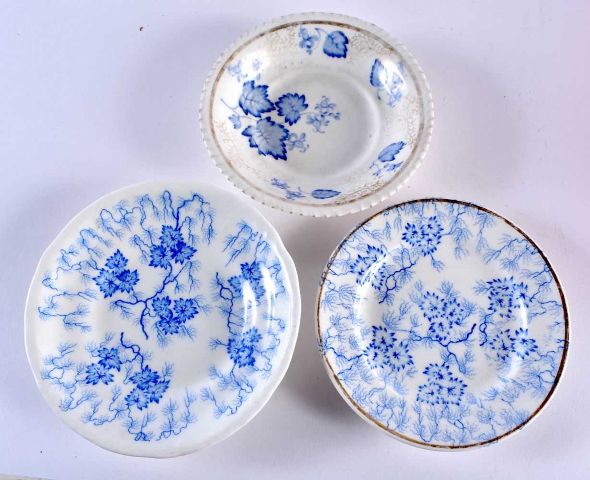 ASSORTED 19TH CENTURY ENGLISH PORCELAIN TEAWARES. (qty) - Image 4 of 13