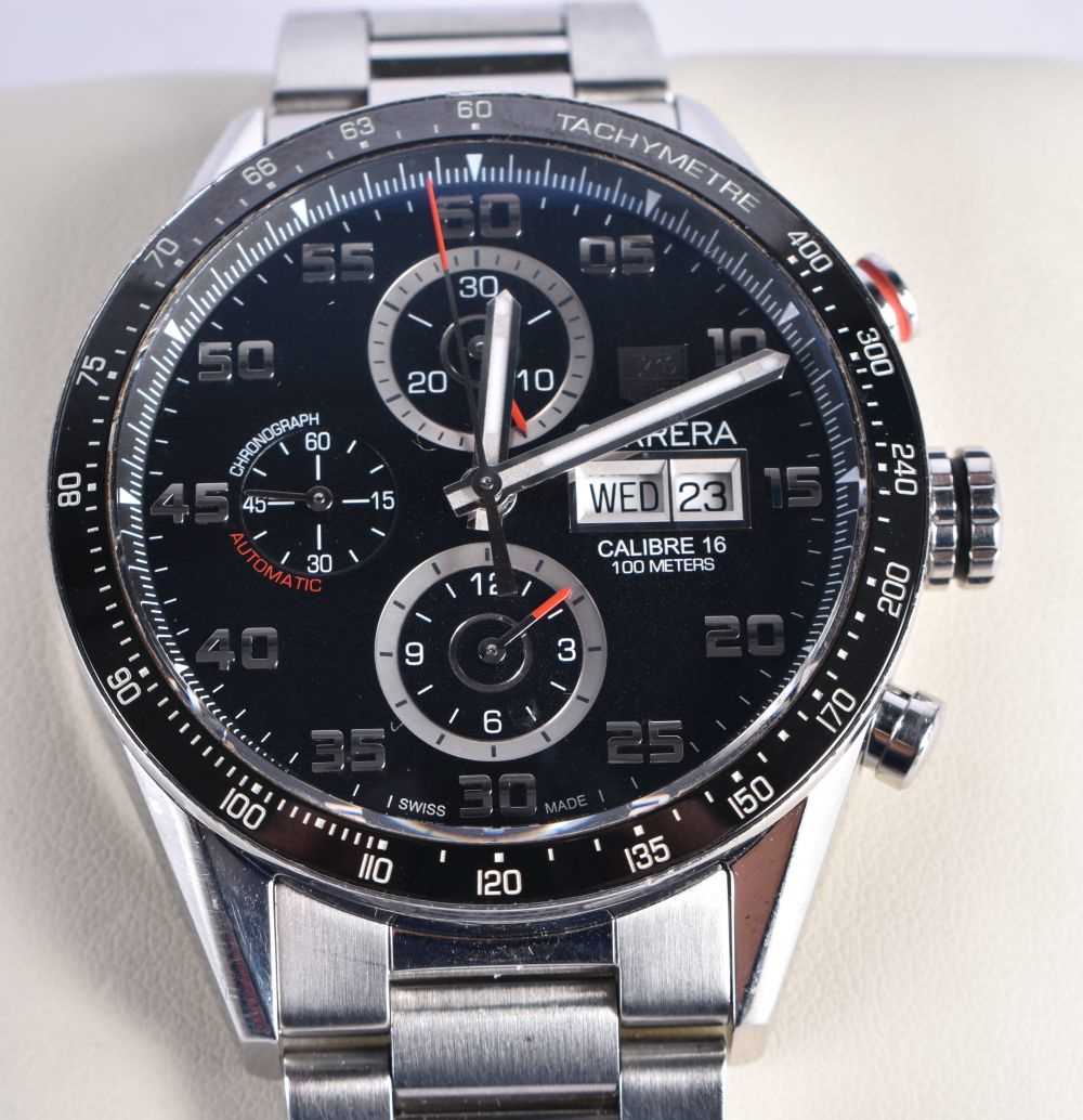 A Boxed TAG Heuer Carrera Day Date 43mm Men's Watch - CV2A1R - Calibre 16 - Automatic with papers. - Image 2 of 5
