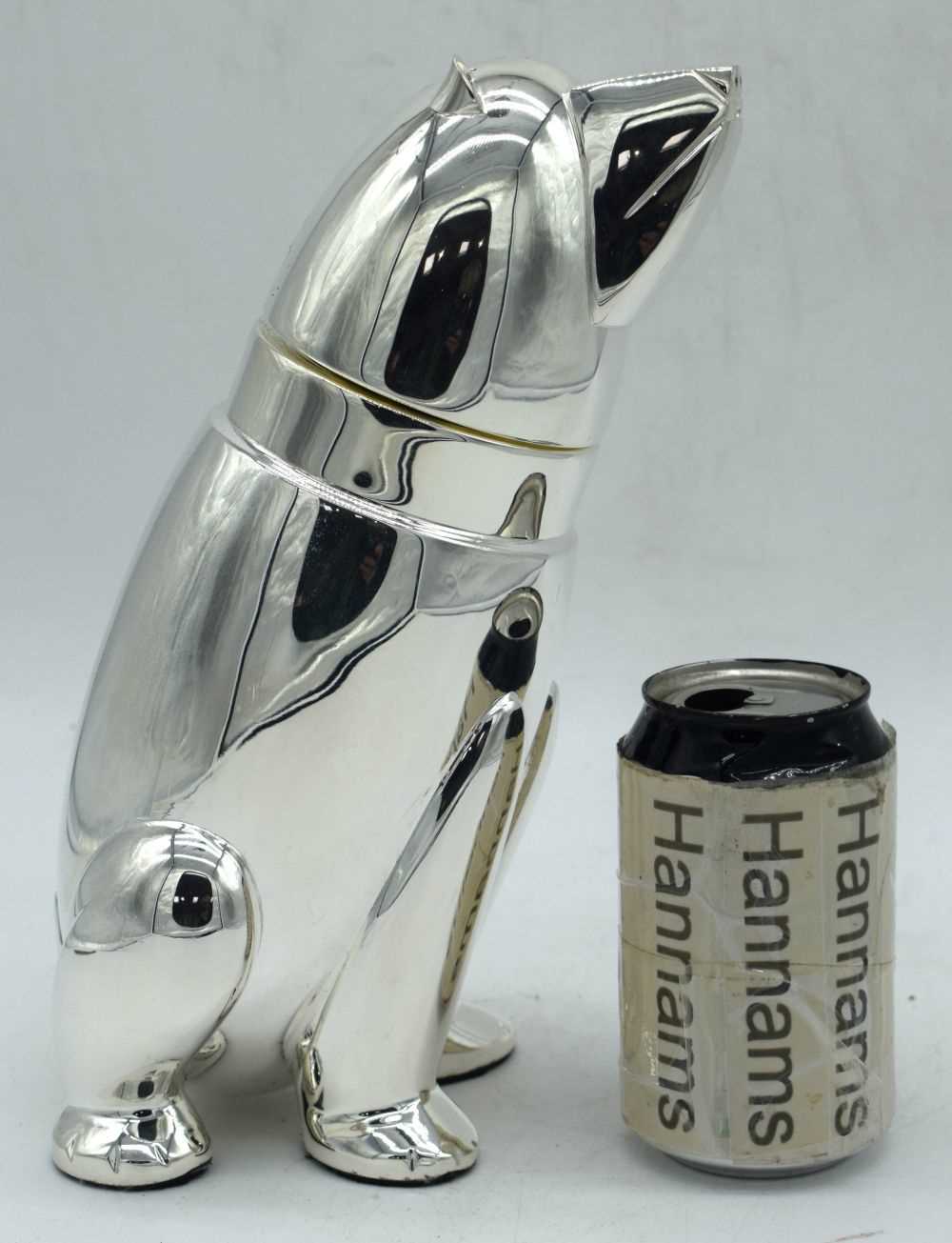 A silver plated Polar bear cocktail shaker 26cm. - Image 2 of 8