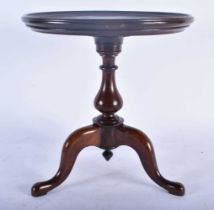 AN ANTIQUE MAHOGANY APPRENTICE OCCASIONAL TABLE. 27 cm x 20 cm.