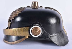 A GERMAN MILITARY HELMET. 24 cm x 14 cm.