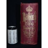 A 1913 copy of Burke's Peerage book 12 x 27 x 19 cm