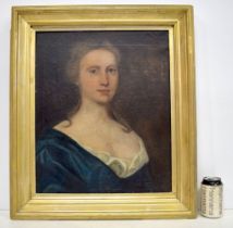 A framed 19th Century Oil on canvas portrait of female 51 x 41 cm.