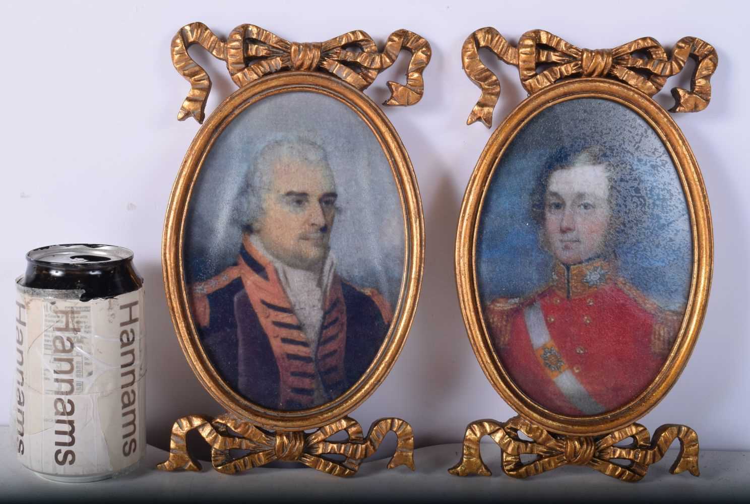 A pair of giltwood framed picture frames 24 x 13 cm - Image 2 of 4