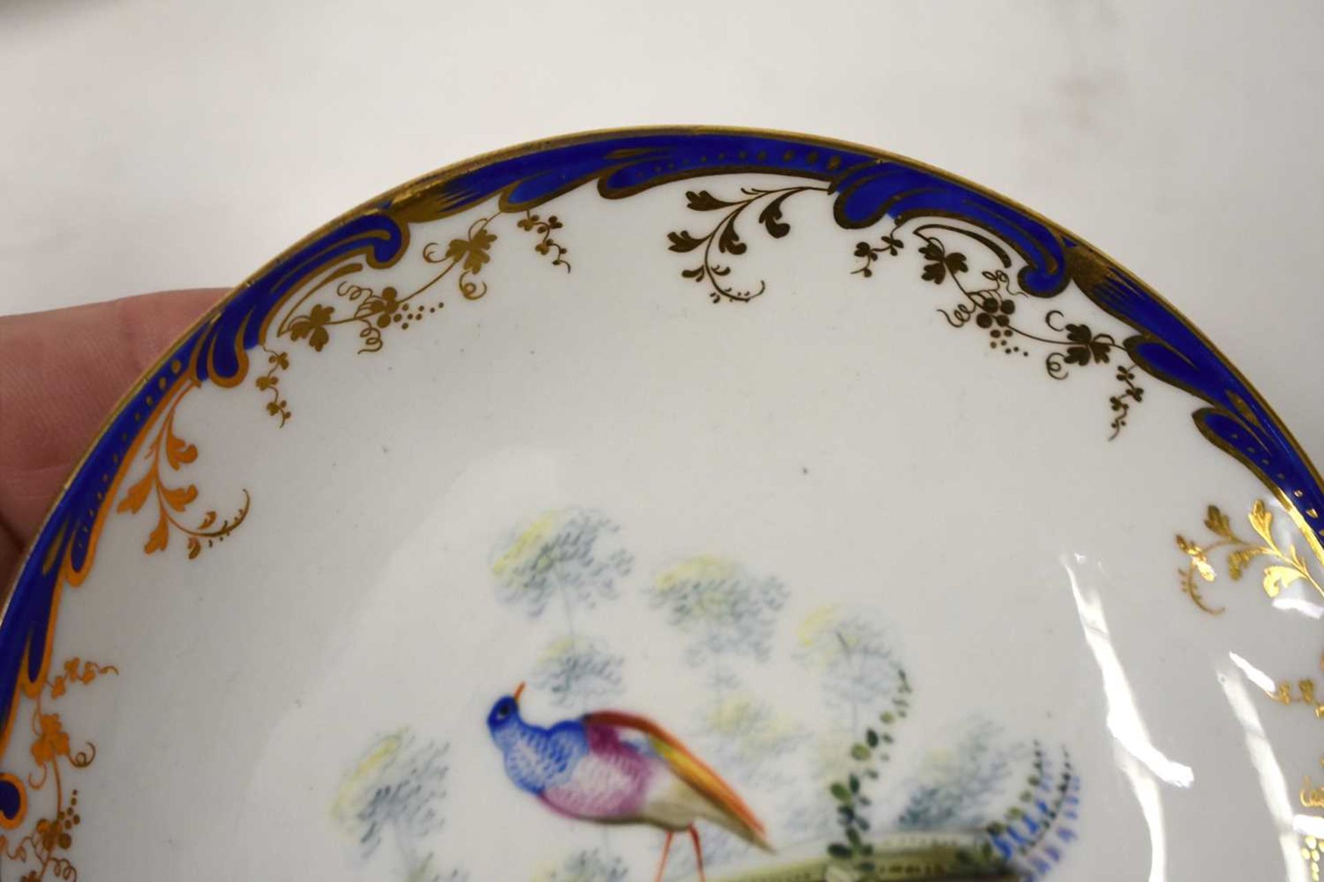 THREE 19TH CENTURY COALPORT SPARKS WORCESTER PORCELAIN CUPS AND SAUCERS painted with landscapes - Image 14 of 39