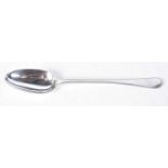 A Victorian Silver Gravy Spoon by Chawner & Co, Hallmarked London 1858. 30cm x 5.5 cm, weight 143g