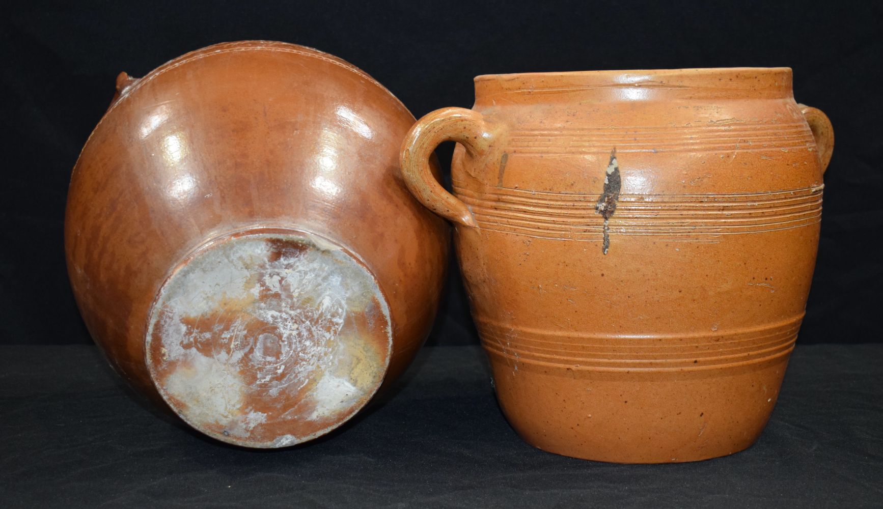 Two large Earthenware Jardinieres largest 30cm (2). - Image 7 of 8