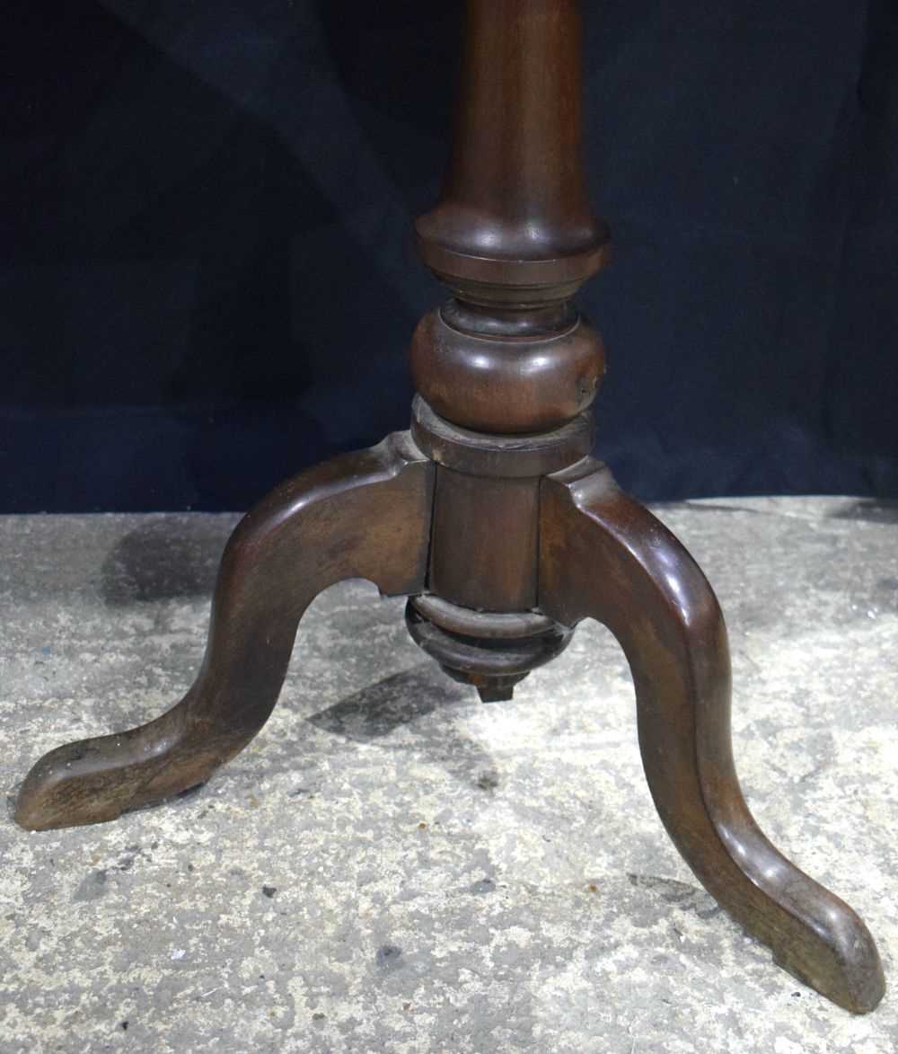 Two 19th Century Mahogany Pedestal tables 75 x 54 cm (2). - Image 6 of 10