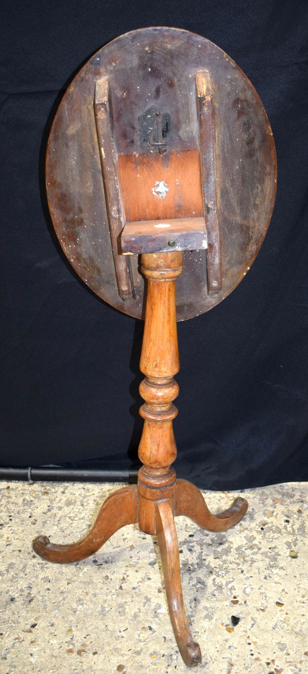 A small antique tilt top table together with 2 other tables 71 x 58 cm (3) - Image 11 of 12