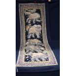 An Embroidered South East Asian Elephant wall hanging 104 x 60 cm.