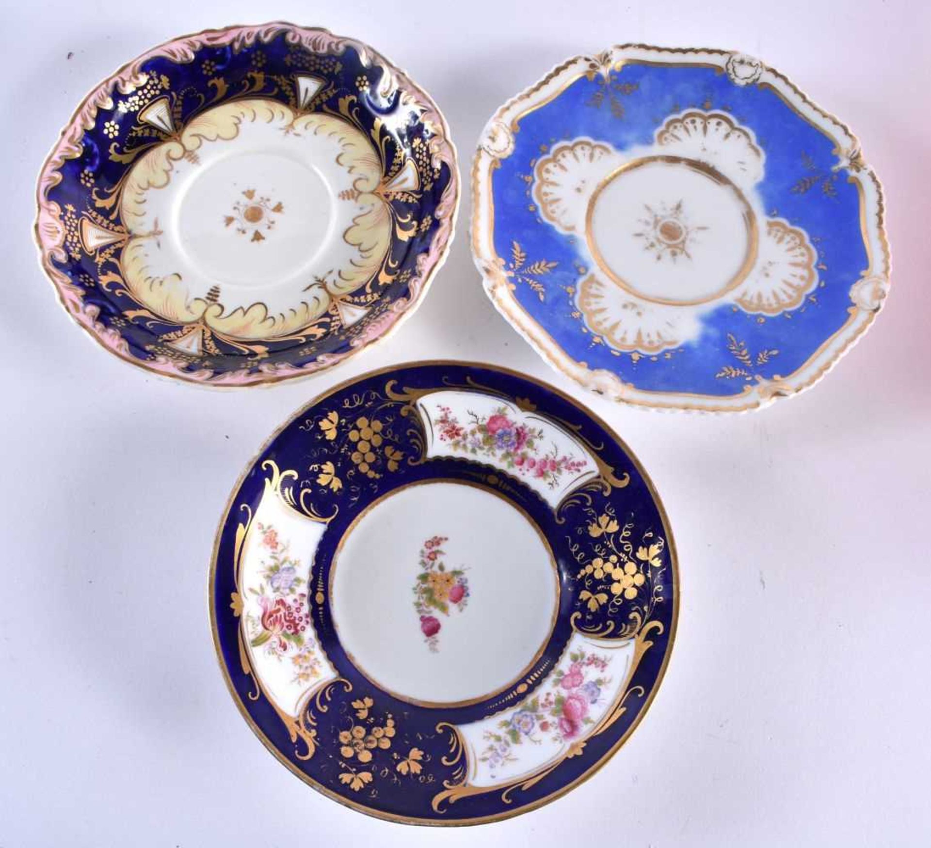 ASSORTED 19TH CENTURY ENGLISH PORCELAIN TEAWARES. (qty) - Image 6 of 13