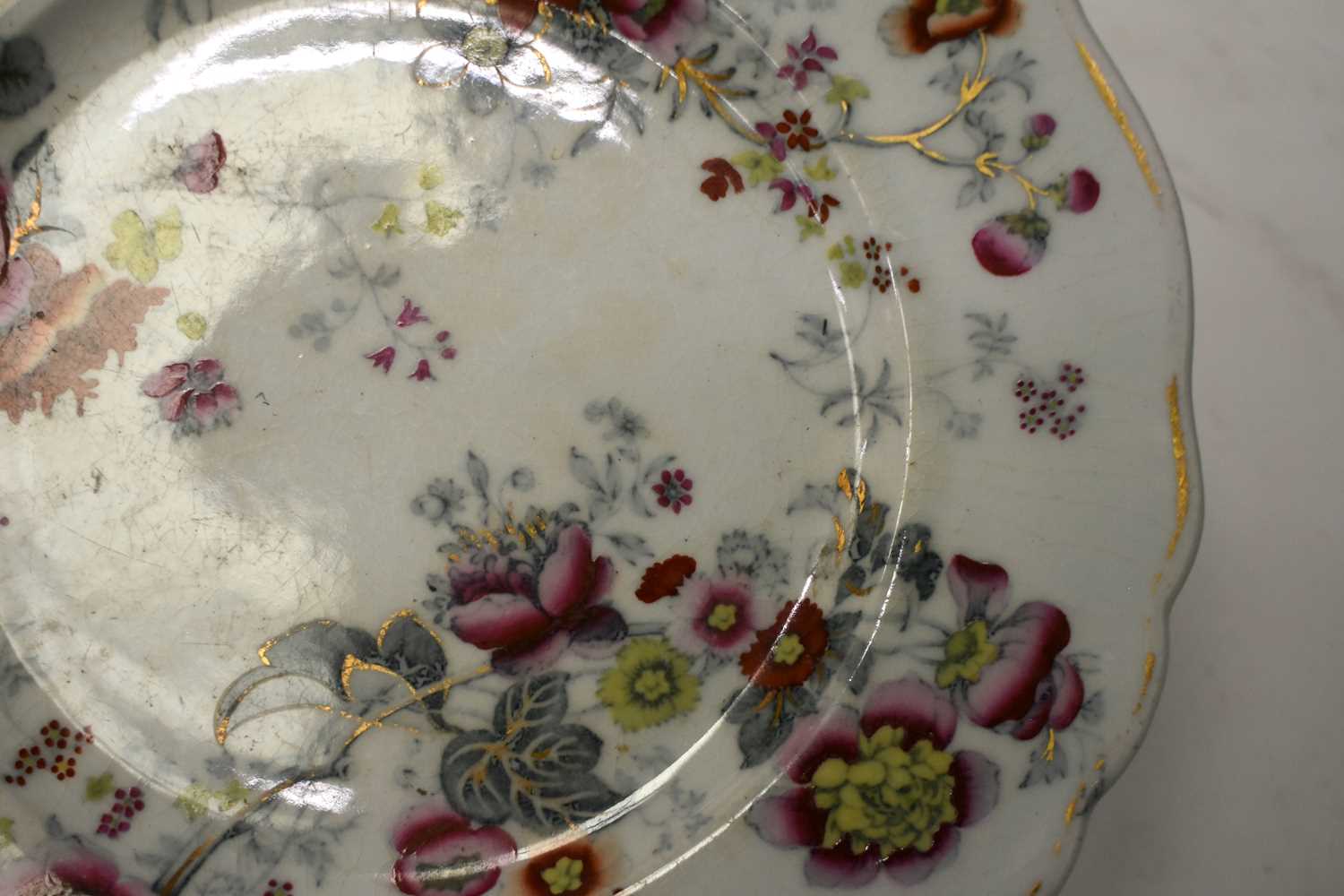 THREE EARLY 19TH CENTURY CHAMBERLAINS WORCESTER PORCELAIN PLATES together with two other - Image 19 of 51
