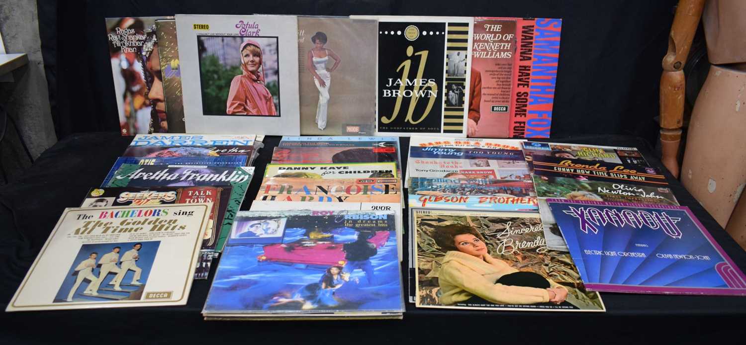 A collection of LP records 1960's onwards Curtis Mayfield, Aretha Franklin, Brenda Lee Etc (43) - Image 2 of 14