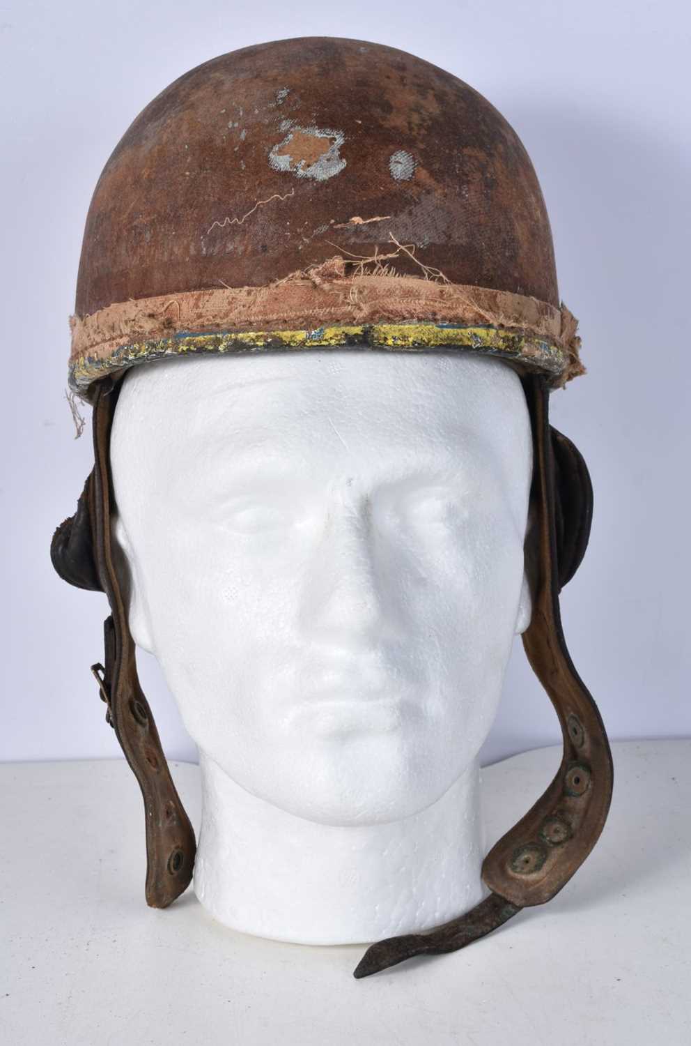 An antique Cromwell Flying helmet 14 x 25 cm. - Image 2 of 12