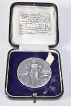 A Cased Silver Agricultural Medal retailed by Fattorini & Sons. Hallmarked Birmingham 1928. Medal