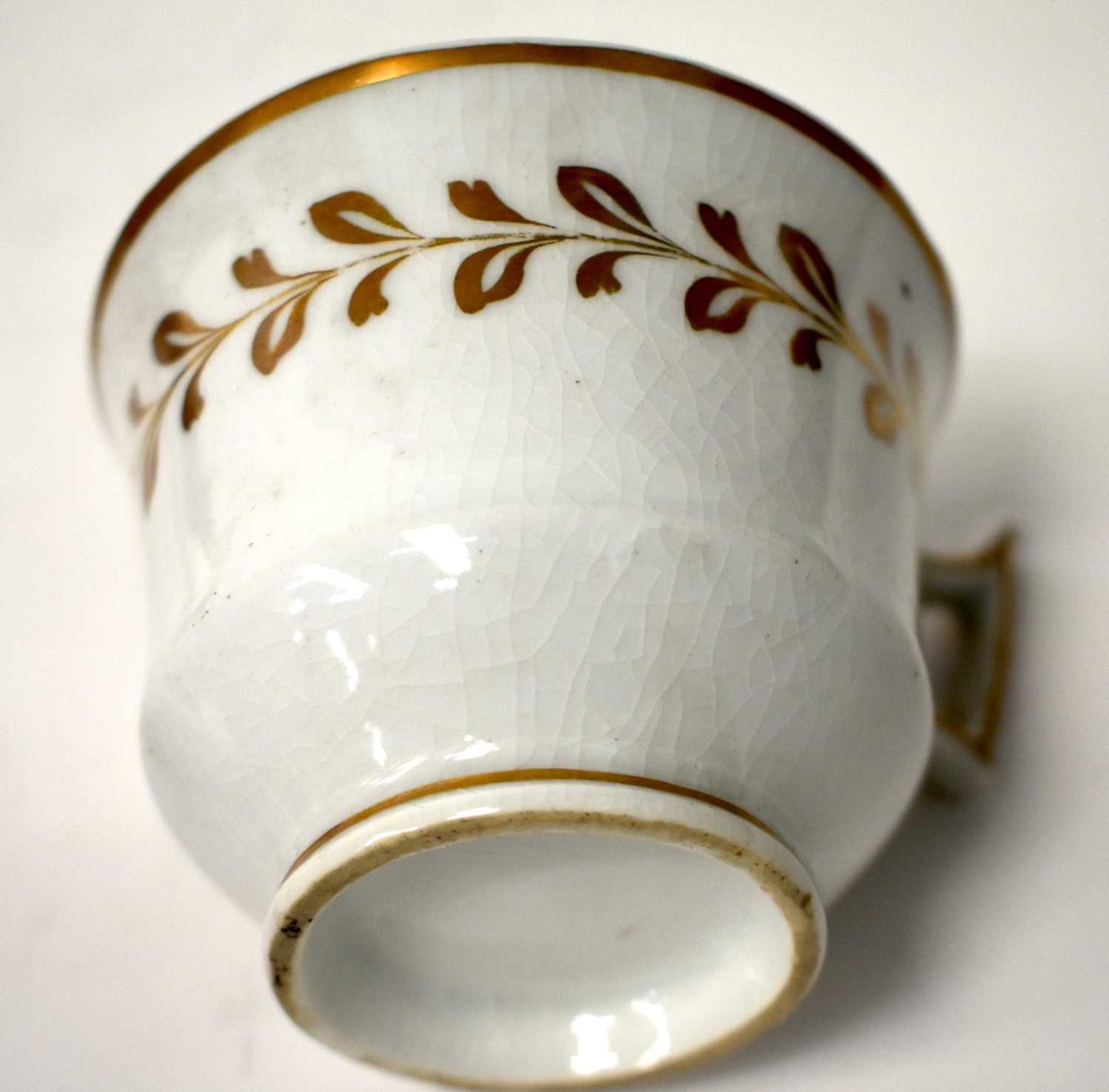 A COLLECTION OF EARLY 19TH CENTURY ENGLISH PORCELAIN TEAWARES in various forms and sizes. Largest 14 - Image 27 of 47