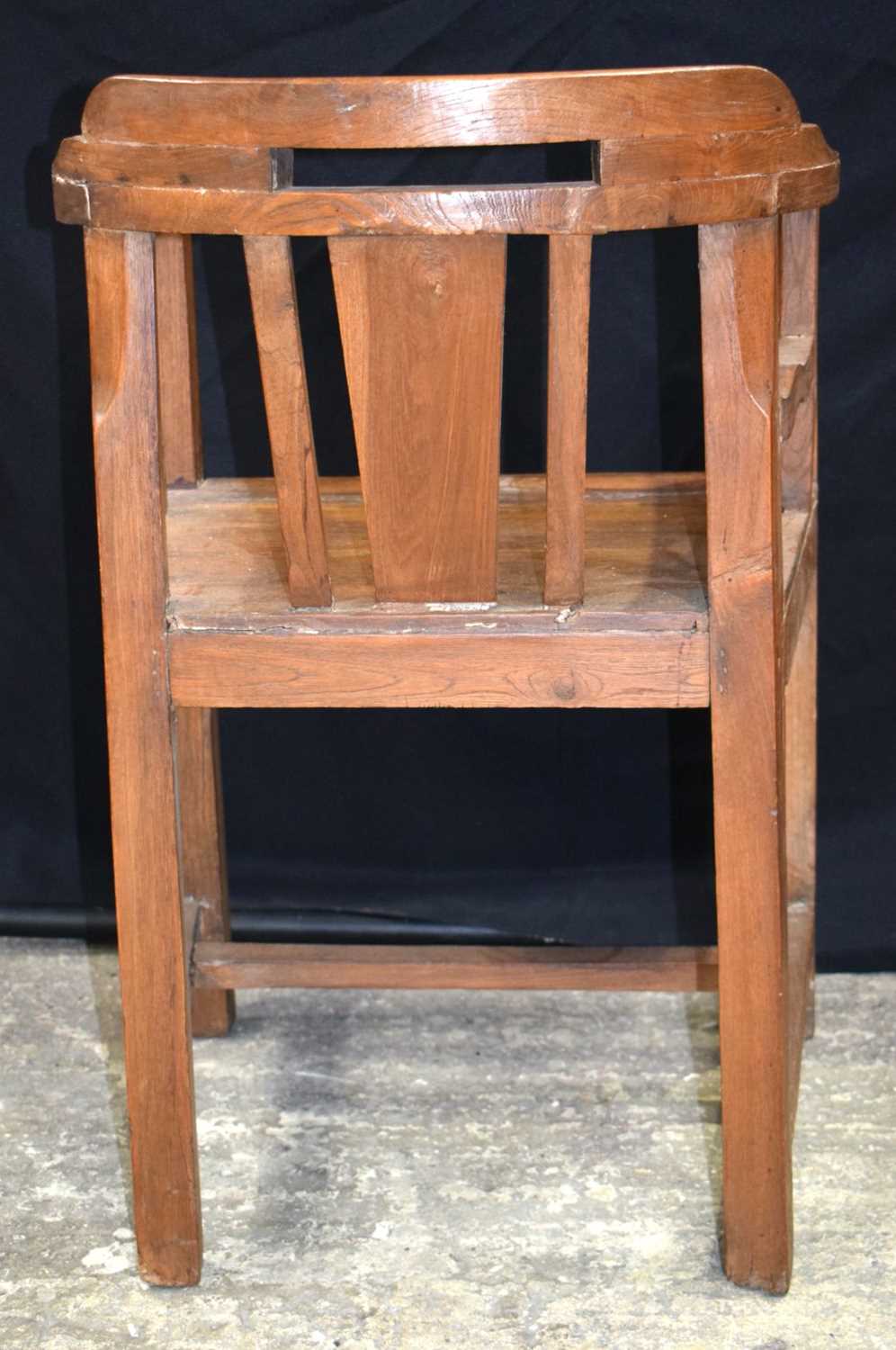 An Indian teak chair 78 x 51 cm - Image 4 of 8