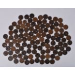 A collection of Edward Vll pennies (116)