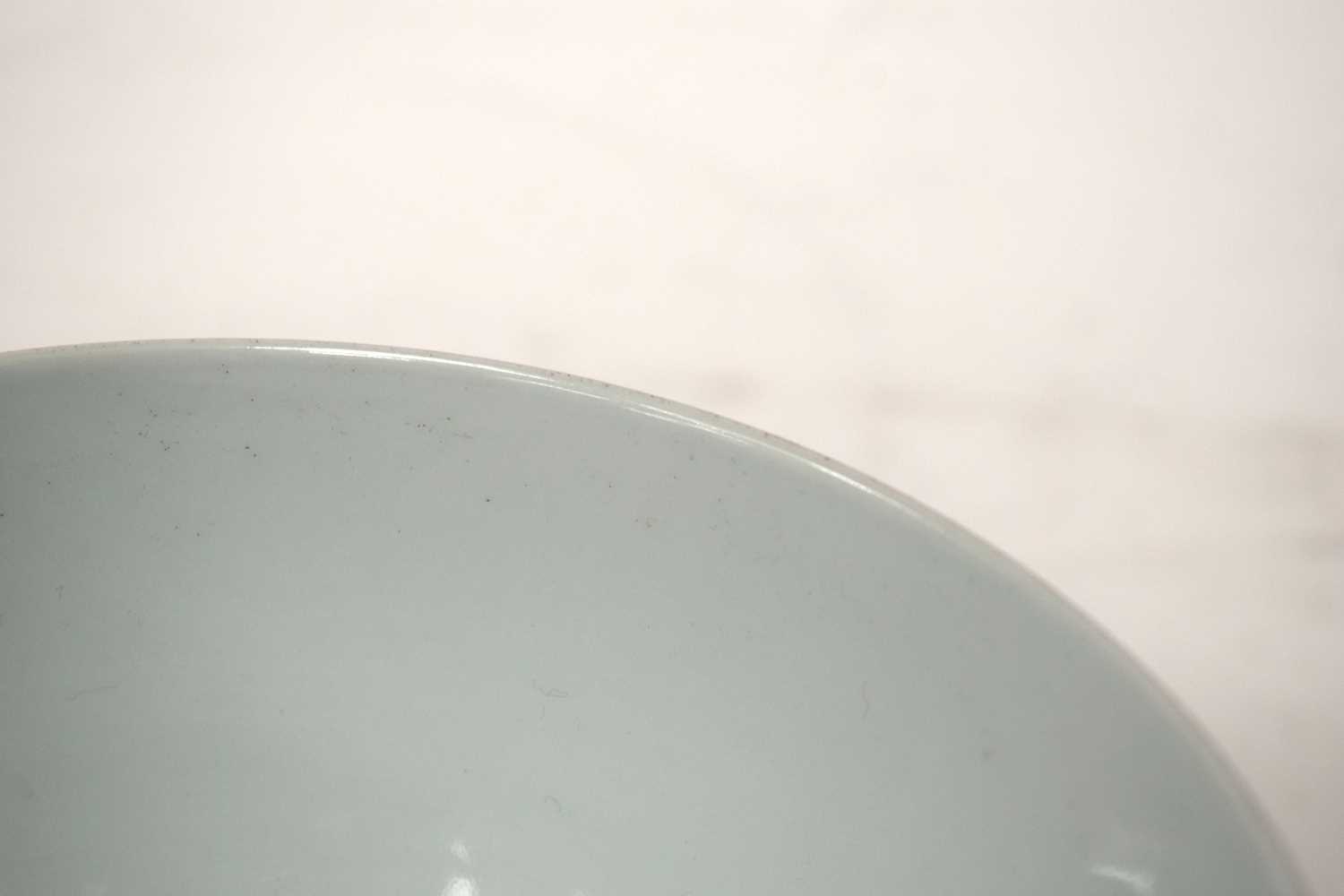 A CHINESE QING DYNASTY SANG DU BOUEF PORCELAIN BOWL Qianlong mark and possibly late in the period. - Image 10 of 13