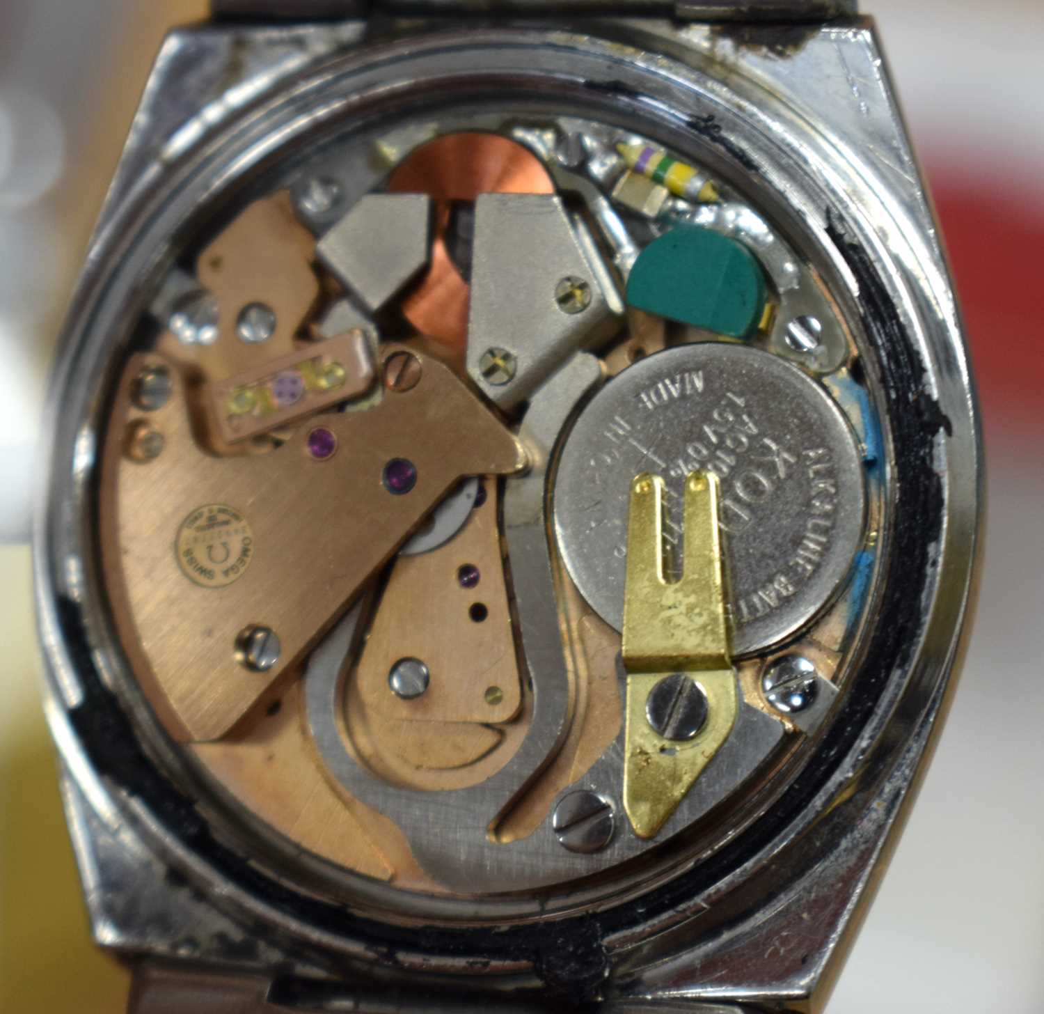 A Boxed Omega Megasonic 720 Constellation Steel Cal 1220 Watch with papers. 3.8 cm incl crown, - Image 8 of 20