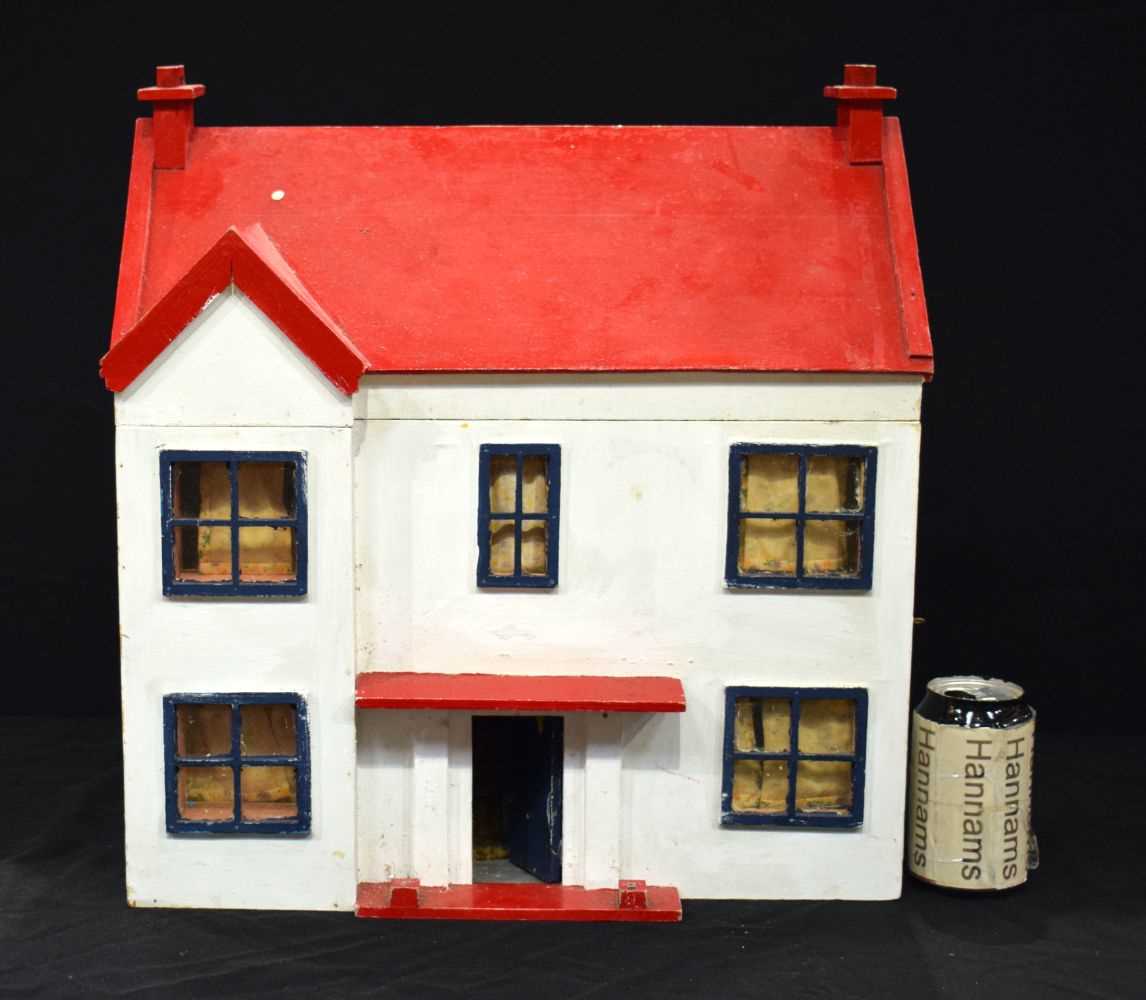 A scratch built wooden dolls house 49 x 44 cm - Image 2 of 16