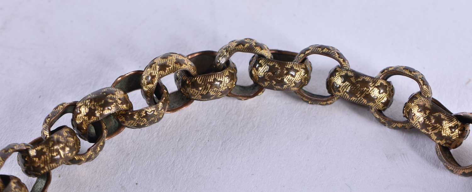 A Gilt Metal Chain Bracelet. 21cm long - Image 3 of 3