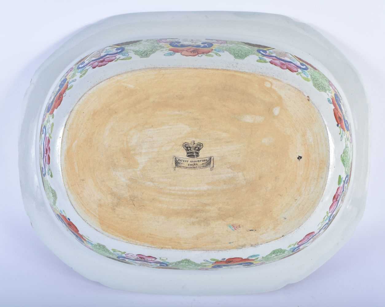 A VERY RARE LARGE 19TH CENTURY MASONS IRONSTONE TUREEN AND COVER decorated in the Mandarin - Image 6 of 6