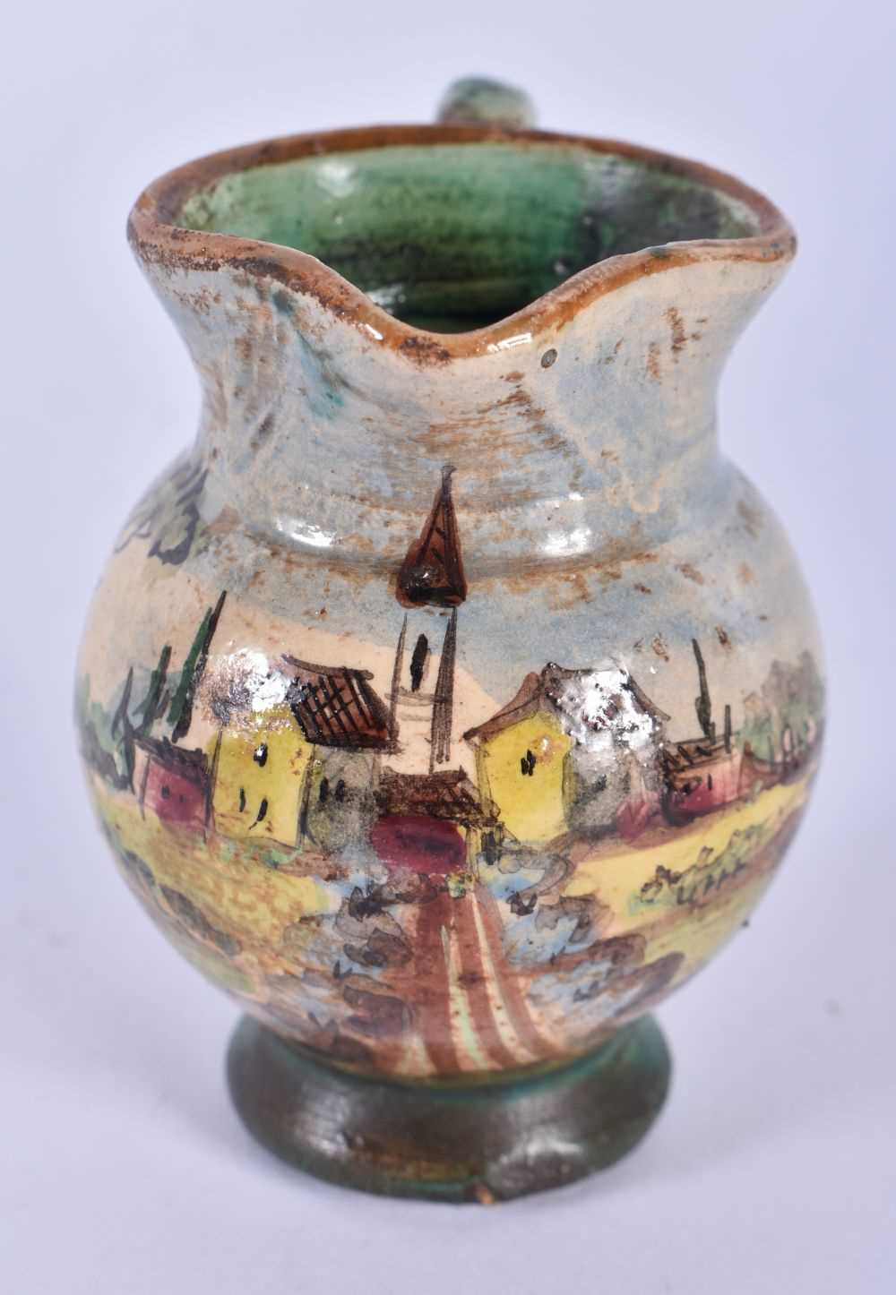 ASSORTED 18TH/19TH CENTURY EUROPEAN FAIENCE MAJOLICA POTTERY. Largest 21 cm high. (3) - Image 7 of 9