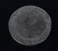 An Elizabeth I hammered silver Crown 4 cm .