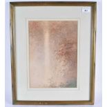 Framed Impressionist Style Print indistinctly signed. Frame 49cm x 40cm