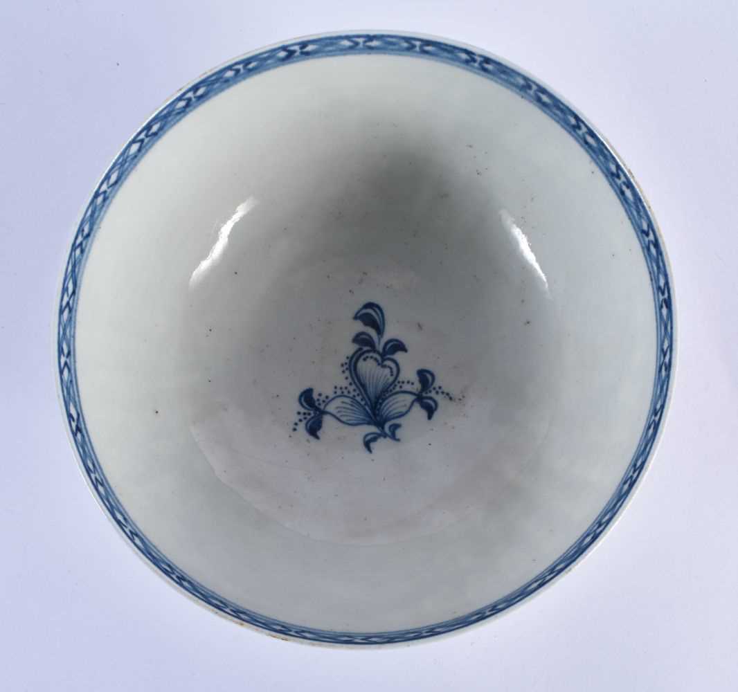 Liverpool, Philip Christian and Co., moulded bowl with rococo panels edged with scrollwork and - Image 2 of 3