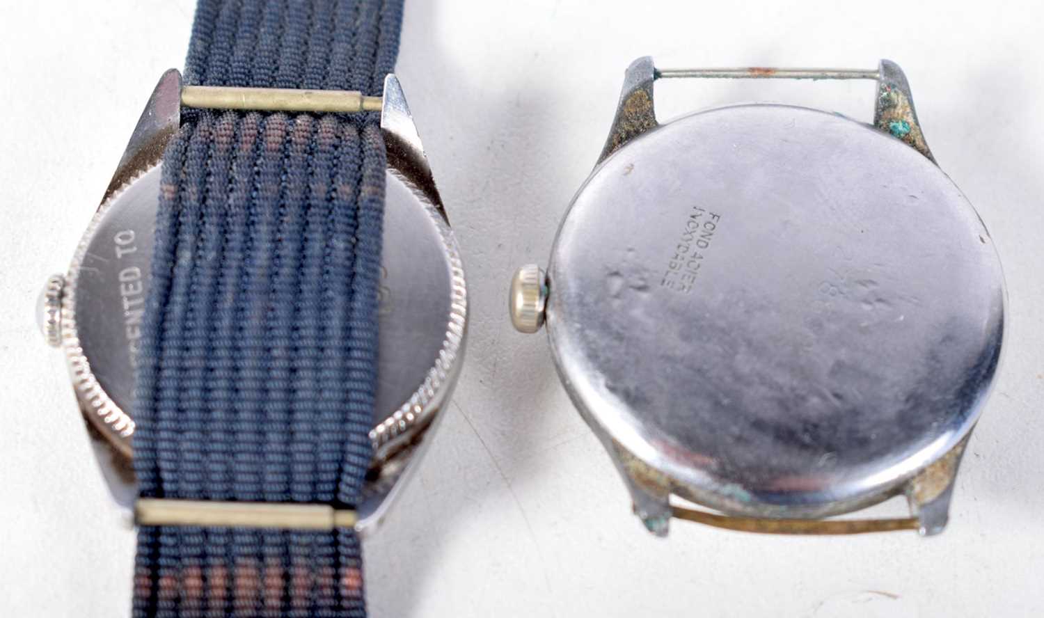A Leonidas Watch together with a Bernex Watch. Largest 3.8 cm incl crown. Not working - Image 2 of 4