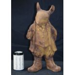 A cast Iron Beatrix potter Mouse figure 43 cm.