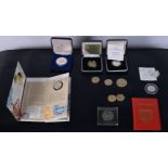 A collection of commemorative coins , £2, £1 and 50 p (13)
