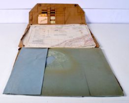 A rare collection of WW2 Maps of the Tobruk together with canvas map case