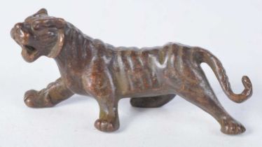 A Japanese Bronze Tiger. 7.3 cm x 3.4cm x 2.6 cm, weight 94g