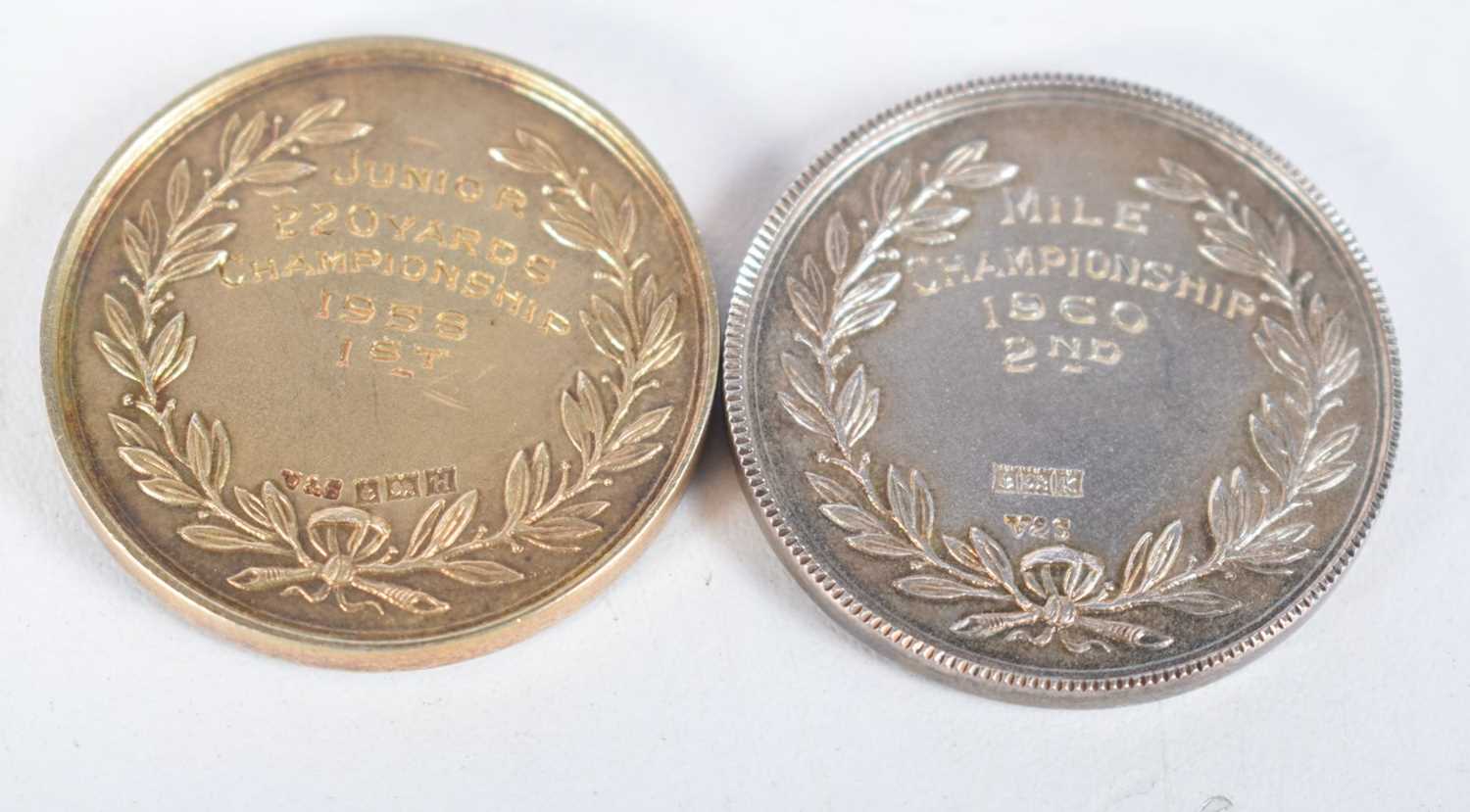 TWO SILVER MEDALLIONS. 39.2 grams. 3.25cm wide. (2) - Image 2 of 2