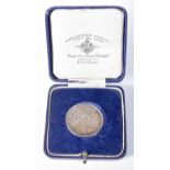 A Silver Agricultural Medal by Thomas Fattorini. Hallmarked Birmingham 1924. 3.2 cm diameter, weight