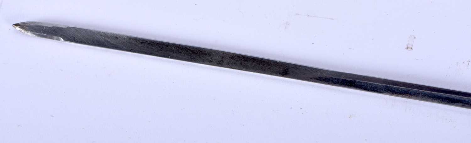 A FINE VICTORIAN SILVER MOUNTED SWORD STICK. 93 cm long. - Image 7 of 10