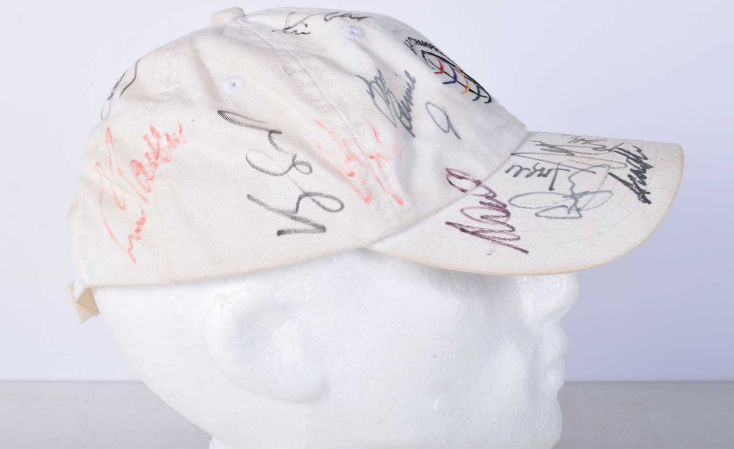 A 2006 World Golf Championship cap bearing several competitors autographs Tiger Woods, V J Singh , - Image 3 of 4