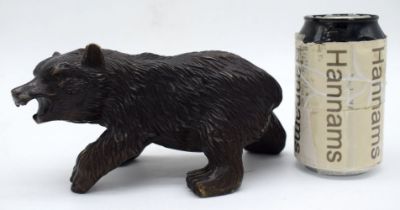 A Bronze bear 10 x 21 cm