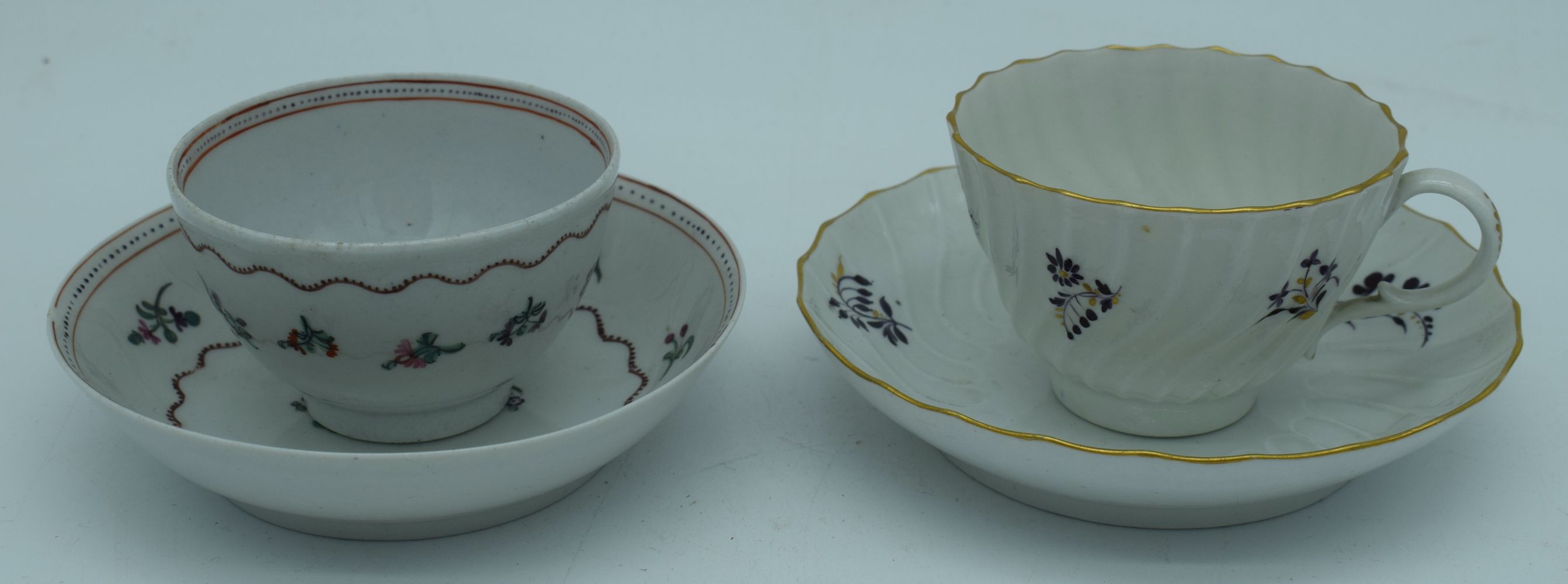 A collection of Ceramics , 18th Century Worcester teacup, New Hall tea bowl together with other - Image 13 of 14